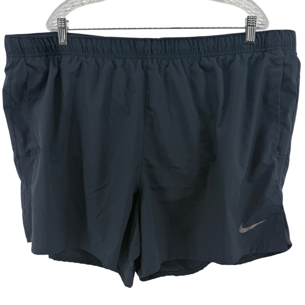 Nike Mens Challenger Dri-FIT Running Shorts Dark Blue 5 In Inseam 4XL DV9363-437